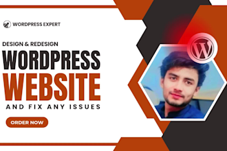 do design redesign wordpress business website, astra, wp rocket