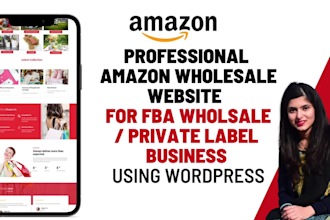 build a website for your amazon wholesale business