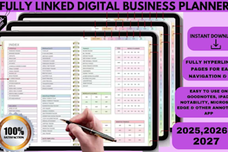 etsy digital planner, etsy digital product, etsy hyperlink planner etsy shop SEO