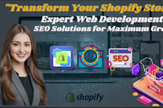 be shopify expert for designing, SEO, speed, coding and customization
