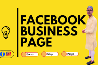 create and fully setup facebook business page