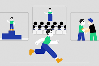 create sleek and simplicity 2d explainer video