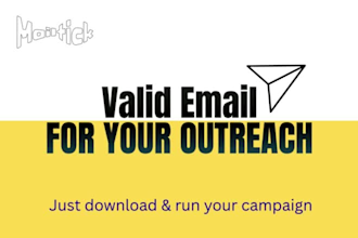 build a verified email list for lead generation and outreach