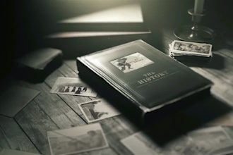 put your pictures on old history book album