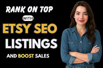 do etsy seo listings title, tags to rank on top and boost sales