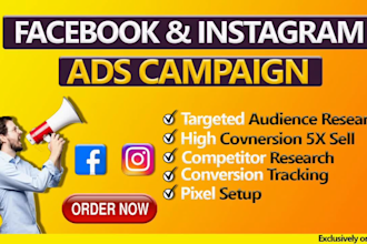 setup facebook and instagram ads campaign