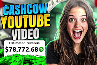 create top 10 cash cow faceless videos and cash cow youtube automation channel