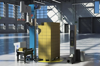 create technical 3d industrial animation