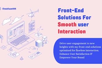 be front end web developer, react, next js