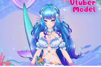 draw vtuber live2d model anime art ready to rigg
