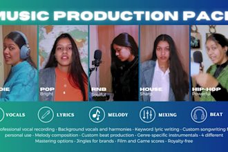sing, rap, write and produce your song