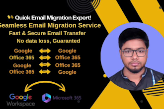 migrate emails between google workspace and microsoft 365 with zero downtime