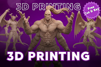 sculpt custom 3d characters and miniatures for 3d printing