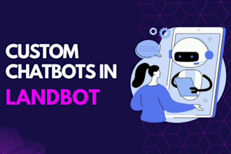 urgently develop chatbot and live chat for your website using landbot