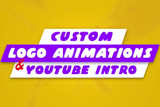 create a unique custom youtube intro outro twitch screen