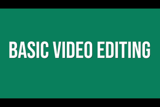 do basic video editing trim, add a logo, transition, etc