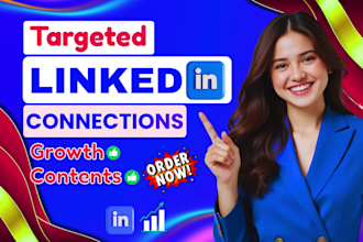 grow linkedin connections and followers as a growth manager