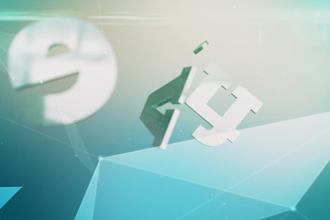 make a futuristic clean 3d logo intro animation in HD