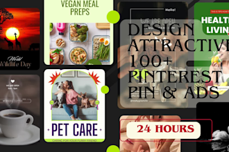 eye catching professional and engaging pinterest pins