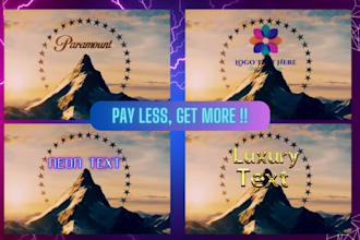 create paramount movie intro video logo reveal hollywood movie
