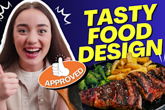do food menu, restaurant menu design, food and drink flyer design in canva