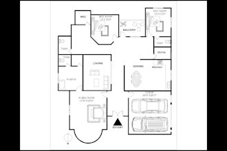 redraw architectural plan and 2d floor plan in autocad