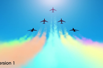 amazing fly away logo intro video