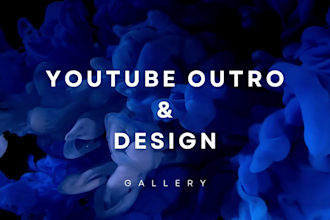 create custom youtube intro and outro screen animations