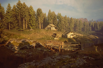 design realistic ue5 game environment open world level design landscape 3d