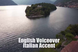 record english voice over with italian accent