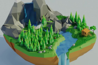 model 3d low poly game ready assets