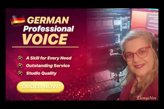 be your german female audiobook narrator