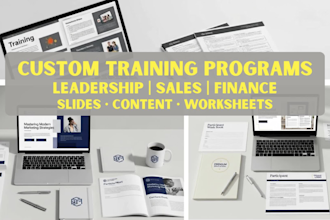 create custom sales and business training programs with materials