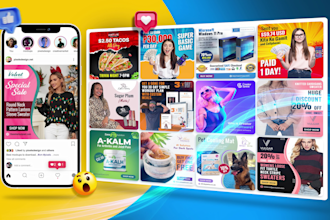 do creative social media design, post, banner ads in 24hrs