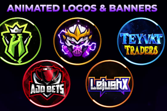 design logo icon and banners animated for discord server