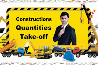 provide construction estimating and material takeoff services