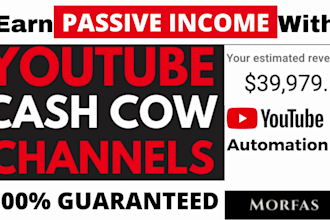 create and grow a profitable youtube cash cow channel and cash cow videos
