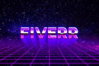 create a neon 80s vhs retro intro animation video of your text, logo or brand