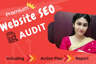 do website SEO audit report and competitive analysis