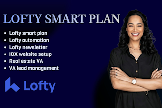 setup lofty smart plan real estate va lead automation newsletter lofty crm kvcor