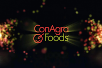 create energetic particle logo and text intro animation