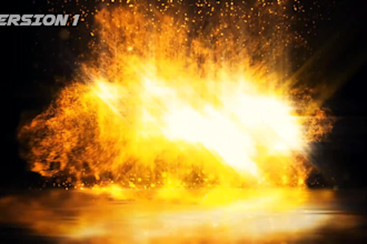 create a logo animation with beautiful gold or smoke effects intro outro video