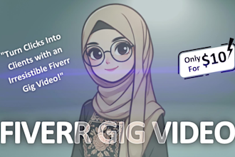 create engaging gig video for your fiverr gig seo optimization
