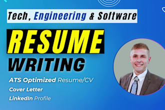 write technical, full stack software developer, engineering resume, network CV