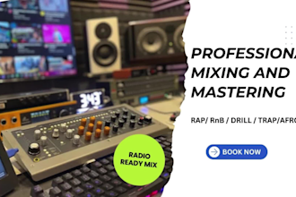 do pro mixing and mastering to your rap, pop and rnb songs