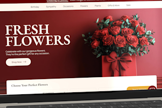 do professional hero section, landing page, website design figma
