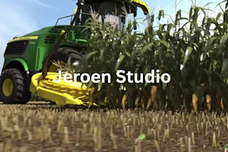 offer 3d industrial animation 3d agricultural farm machinery equipment 3d model