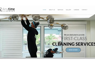 design cleaning service website, cleaning service, house cleaning, bookingkoala