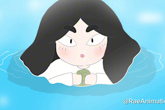 do 2d animation video cartoon, anime or hybrid style