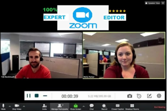 do video editing for your zoom meeting video